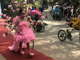 Biểu diễn thời trang “Hoa và di sản” chào mừng Festival hoa Đà Lạt năm 2024