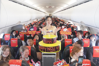 Đón năm mới trên những chuyến bay Vietjet