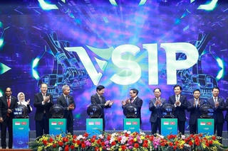 Thủ tướng Phạm Minh Chính và Thủ tướng Singapore dự lễ khởi công VSIP Thái Bình