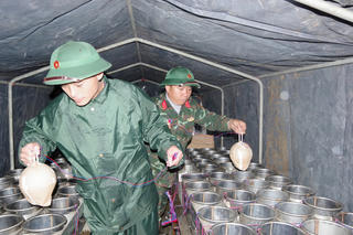 'Trận địa' pháo hoa tại Huế sẵn sàng khai hỏa trong đêm Giao thừa