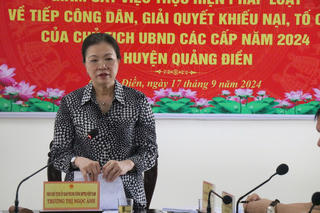 Quảng Điền (Thừa Thiên - Huế): 2 năm, tiếp nhận hơn 460 đơn thư kiến nghị, khiếu nại, tố cáo