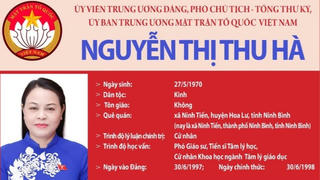 [Infographic] Phó Chủ tịch - Tổng Thư ký UBTƯ MTTQ Việt Nam Nguyễn Thị Thu Hà