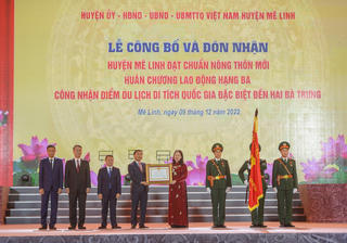 Mê Linh, Hà Nội: Tiếp tục đẩy mạnh phát triển nông thôn mới theo hướng kiểu mẫu gắn với phát triển đô thị