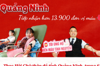 Quảng Ninh: Tiếp nhận hơn 13.900 đơn vị máu
