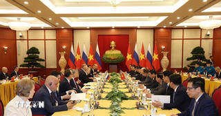 Tổng Bí thư Nguyễn Phú Trọng hội đàm với Tổng thống Nga Vladimir Putin