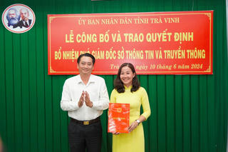 Trà Vinh có tân Phó Giám đốc Sở Thông tin và Truyền thông