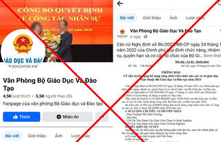 Cảnh báo thủ đoạn lừa đảo tuyển dụng công chức Bộ GDĐT