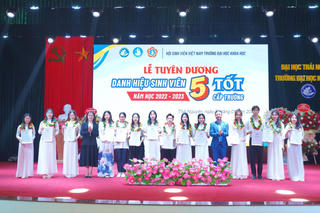 Đại học Khoa học Thái Nguyên vinh danh 173 Sinh viên 5 tốt