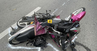 Bắt đối tượng đâm xe vào Cảnh sát Giao thông đang thi hành công vụ