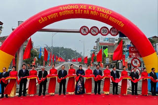 Thái Nguyên đưa cầu vượt đường sắt đô thị gần 160 tỷ vào sử dụng