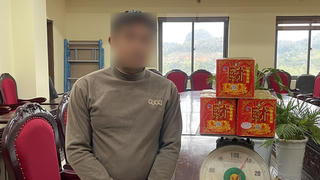 Vận chuyển pháo nổ, bị bắt