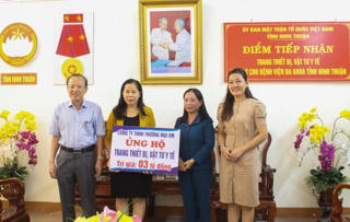 Ninh Thuận: Tiếp nhận gần 4,5 tỷ đồng trang thiết bị, vật tư y tế 