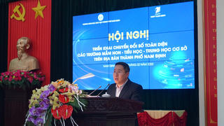 TP Nam Định: ‘Số hóa’ toàn bộ các trường học