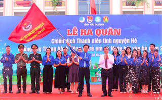 Hải Dương: Ra quân Chiến dịch Thanh niên tình nguyện hè 2025