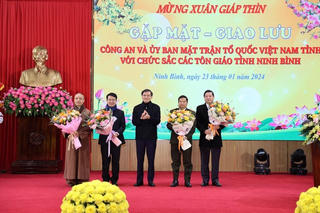 Ninh Bình: Gặp mặt, giao lưu các chức sắc tôn giáo