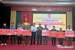 MTTQ tỉnh Thái Nguyên đặt mục tiêu xóa 100% nhà tạm, nhà dột nát