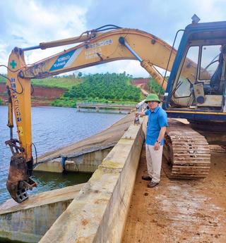 Đắk Nông: Cắt tràn xả lũ đảm bảo an toàn hồ Đắk N'Ting