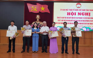 Thanh Hóa: MTTQ và các tổ chức thành viên đã đóng góp 82.500 ý kiến xây dựng Đảng, xây dựng chính quyền các cấp.