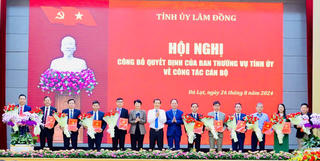 Lâm Đồng: Bổ nhiệm nhiều cán bộ chủ chốt