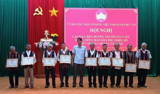 Gia Lai: Gặp mặt tuyên dương 42 người có uy tín trong đồng bào dân tộc thiểu số năm 2023