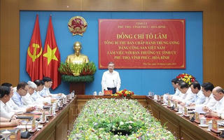 Tổng Bí thư: Tạo điều kiện phát triển các hành lang kinh tế xuyên suốt từ đồng bằng - trung du - miền núi