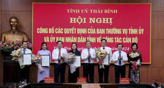 Thái Bình: Nữ Phó Chủ tịch UBND tỉnh làm Bí thư huyện ven biển