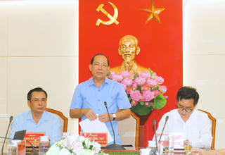 Phó Chủ tịch Hoàng Công Thuỷ khảo sát công tác chuẩn bị tổ chức Giao lưu hữu nghị với Chính hiệp Toàn quốc Trung Quốc