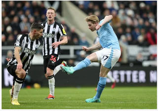 Thắng 3-2 Newcastle, Man City đứng vị trí thứ 2 Premier League