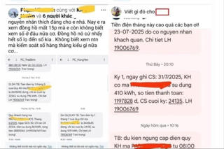 Cảnh giác khi đăng hình ảnh hóa đơn tiền điện trên không gian mạng