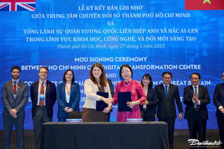 Vương quốc Anh hỗ trợ TP Hồ Chí Minh chuyển đổi số