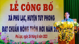 Bình Thuận: Xã Phú Lạc đạt chuẩn nông thôn mới năm 2023