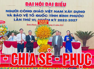 Bình Phước: Đại hội Người Công giáo Việt Nam xây dựng và bảo vệ Tổ quốc lần thứ VI