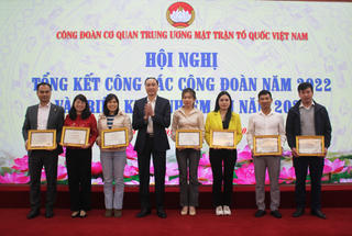 Tổng kết Công đoàn cơ quan Trung ương MTTQ Việt Nam năm 2022