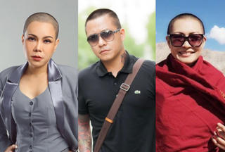 Việt Hương, Phương Thanh và dàn sao Việt gây tranh cãi vì cạo trọc đầu