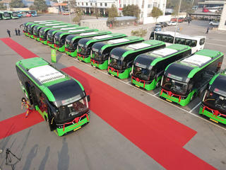 Hà Nội chính thức đưa vào vận hành 3 tuyến xe buýt điện