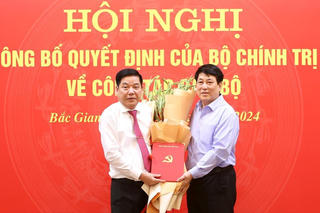 Trung tướng Nguyễn Văn Gấu giữ chức Bí thư Tỉnh ủy Bắc Giang
