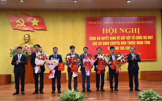 Hải Dương bổ nhiệm lãnh đạo 5 sở hợp nhất
