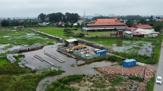 Đồng Nai: Vì sao cầu Thống Nhất thi công ì ạch?