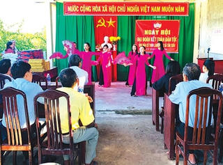 Chủ tịch MTTQ Việt Nam tỉnh Ninh Thuận dự 'Ngày hội Đại đoàn kết toàn dân tộc' năm 2022
