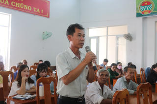 Bình Thuận: Cử tri kiến nghị sớm khắc phục việc thiếu nước sinh hoạt, sản xuất cho người dân