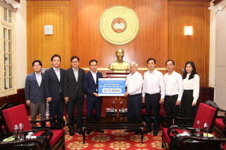 Samsung Việt Nam ủng hộ 10 tỷ đồng hỗ trợ các tỉnh miền Bắc khắc phục hậu quả bão lũ