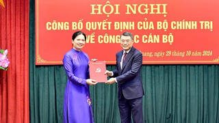 Bà Hà Thị Nga được điều động làm Bí thư Tỉnh ủy Tuyên Quang