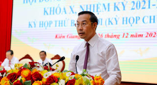 Ông Nguyễn Thanh Nhàn được bầu giữ chức Chủ tịch UBND tỉnh Kiên Giang