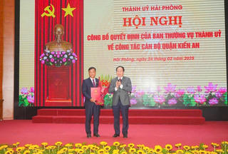 Hải Phòng: Giám đốc Sở Tài chính làm Bí thư Quận uỷ Kiến An