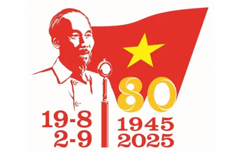 Mẫu logo chính thức cho các hoạt động kỷ niệm 80 năm Quốc khánh 2/9