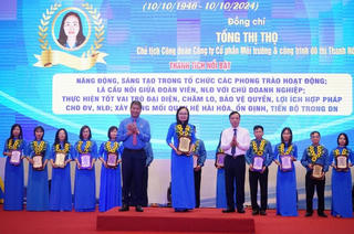 Thanh Hóa: Biểu dương 95 cán bộ Công đoàn tiêu biểu