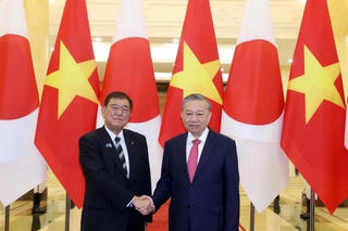 Tổng Bí thư Tô Lâm hội kiến Thủ tướng Nhật Bản Ishiba Shigeru