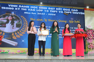 Trường THCS với tỷ lệ đỗ lớp 10 chuyên ấn tượng