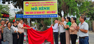 Ra mắt mô hình mới 'Khu dân cư đoàn kết – kiểu mẫu'