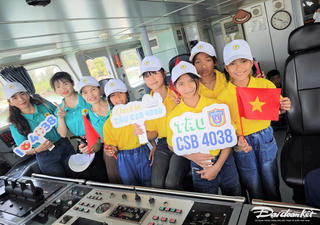 Quảng Nam: Hải đoàn 21 tuyên truyền hoạt động của Cảnh sát biển cho học sinh